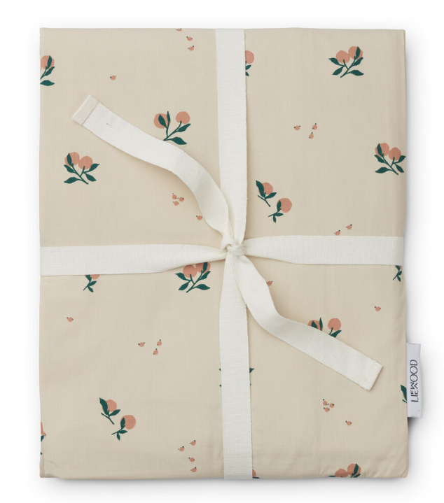Liewood  Adult Bettwäsche "Carl", Peach/Sea shell (140x200cm)