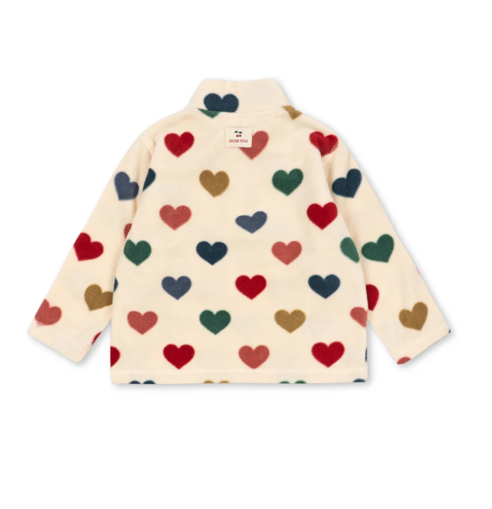 Konges Slojd Fleece Sweatshirt, "Tavi", Bon Coeur Colore