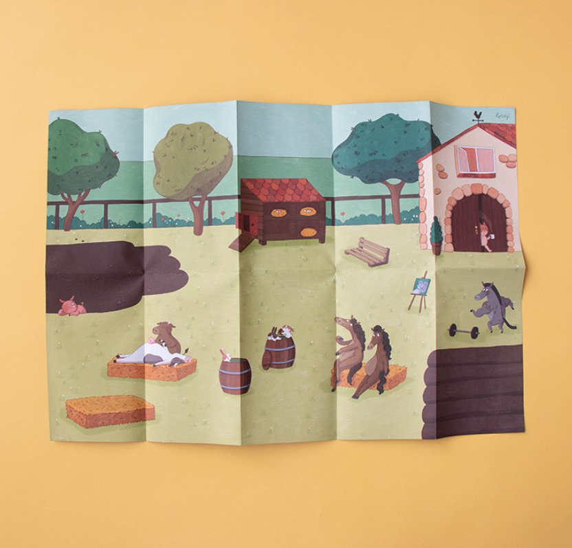 Londji FARMTASTIC WORLD Poster&Stickers