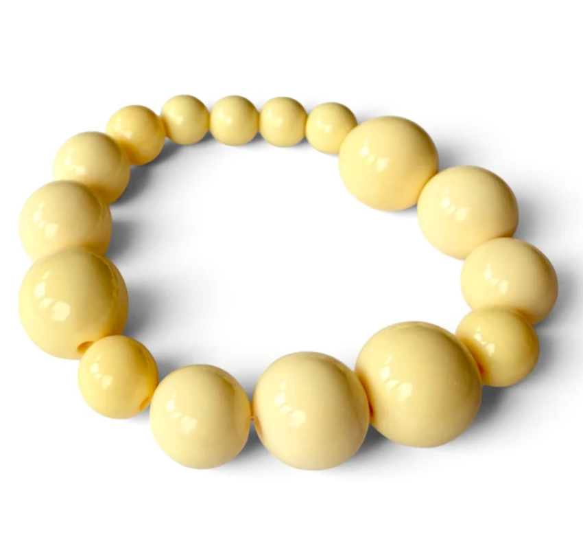 BYBJOR Armband "Cosmic Planet", Butter Yellow