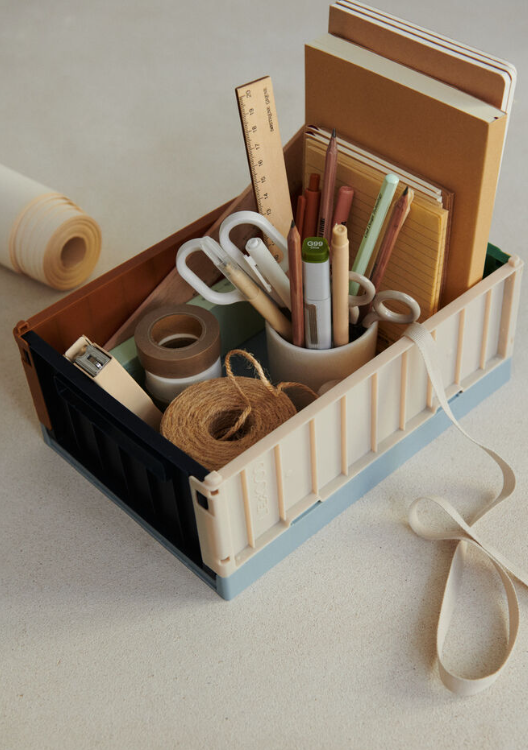 Klappkiste "Weston"2-er Set, Small, Dusty Ivy