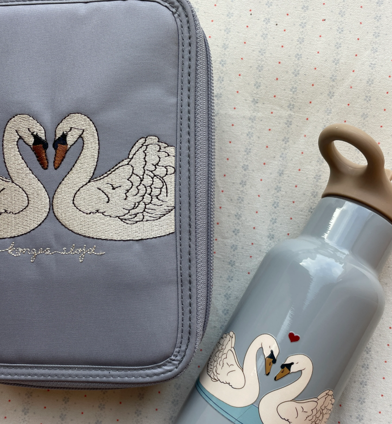 Konges slojd Thermoflasche, "swan blue"