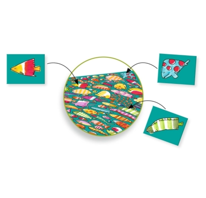 Djeco "Crazy OBS"  Wimmelspiel Fishy Fish