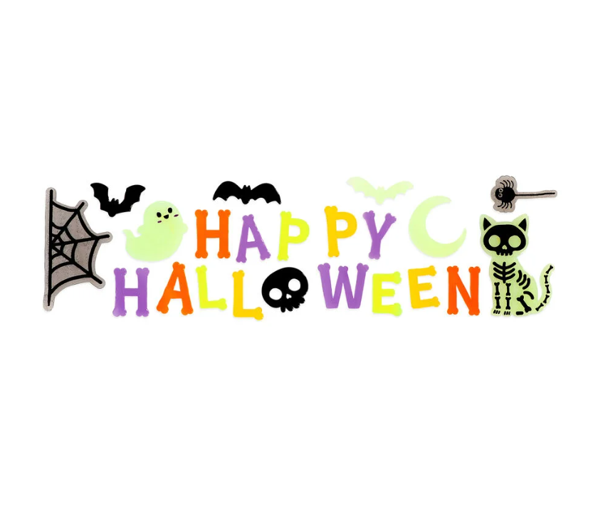 Legami  Set mit Gel-Fensteraufklebern -  Windo-Glow - Happy Halloween