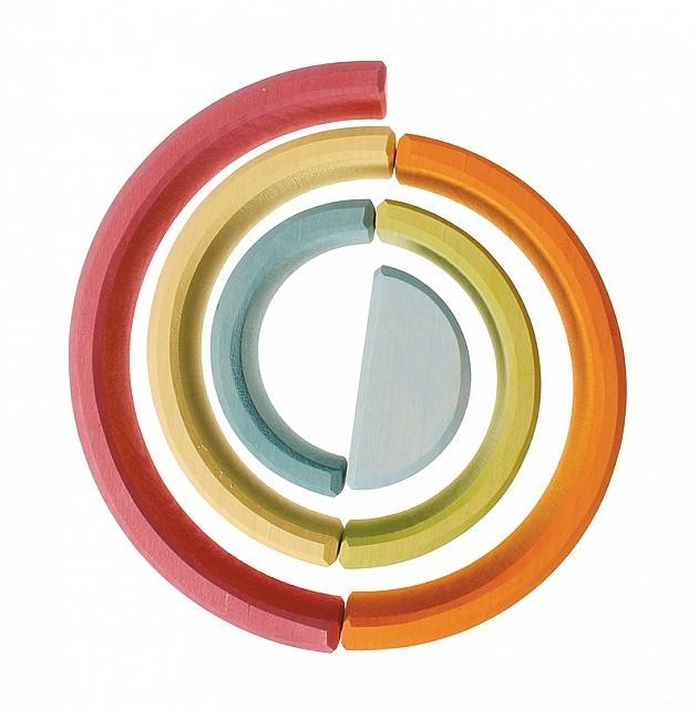 Grimms Regenbogen 6-teilig, pastell
