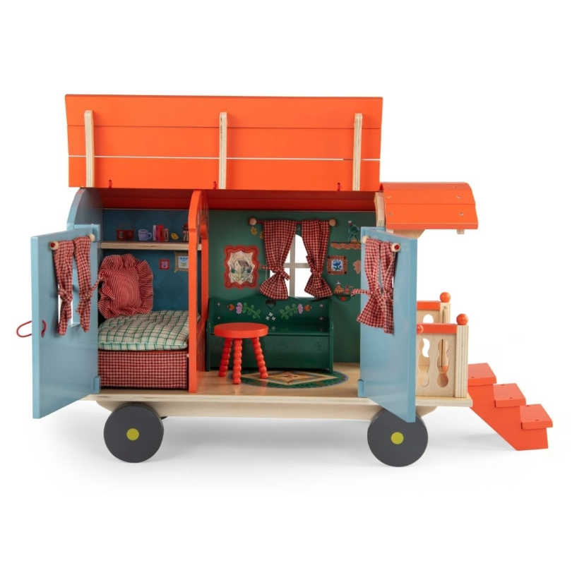 Moulin Roty "Les Minouchkas" Wohnwagen