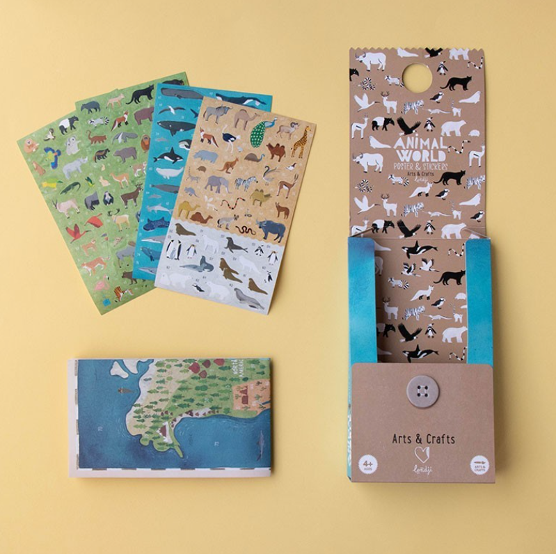 Londji ANIMAL WORLD Poster&Stickers