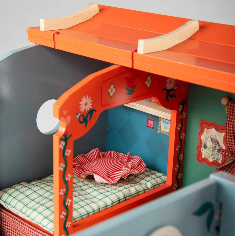 Moulin Roty "Les Minouchkas" Wohnwagen