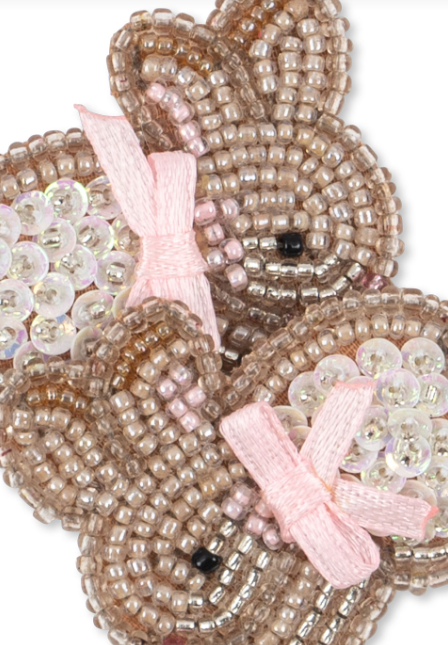 Konges Slojd Perlen-haarspangen , "Beaded Bunny Hair Clip"
