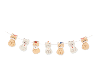 Konges slojd Girlande "Cutie Garland", Cat