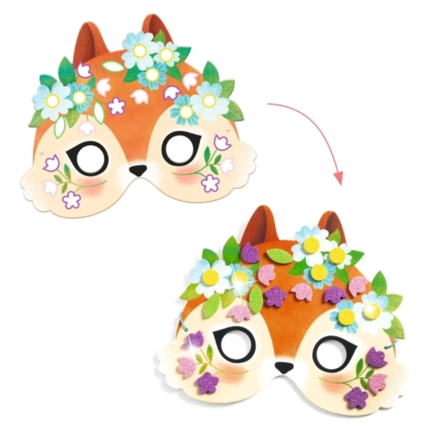 Djeco DIY:  8 Masken Tiere