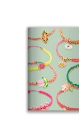 Djeco Schmuck basteln 8-14: Macrame Rosa