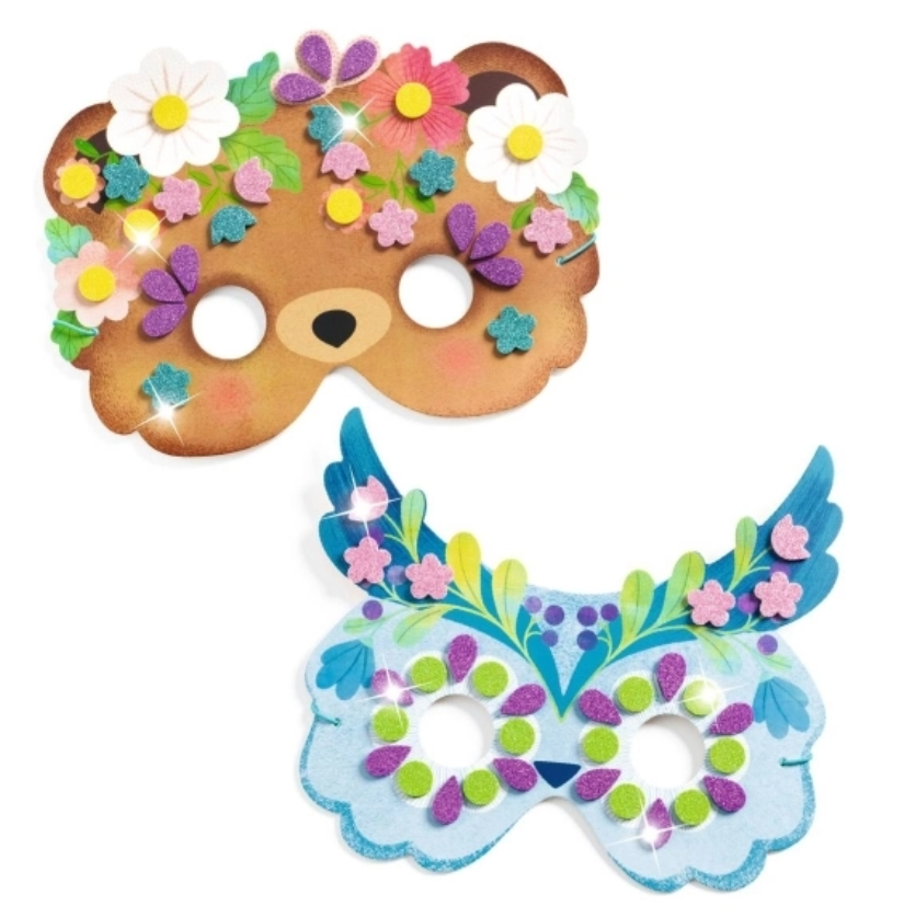 Djeco DIY:  8 Masken Tiere