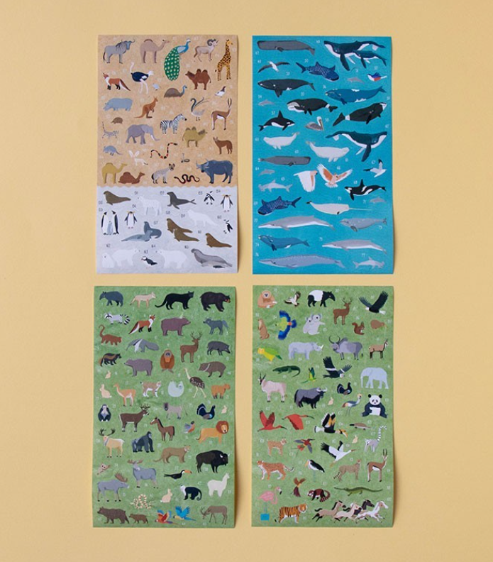 Londji ANIMAL WORLD Poster&Stickers