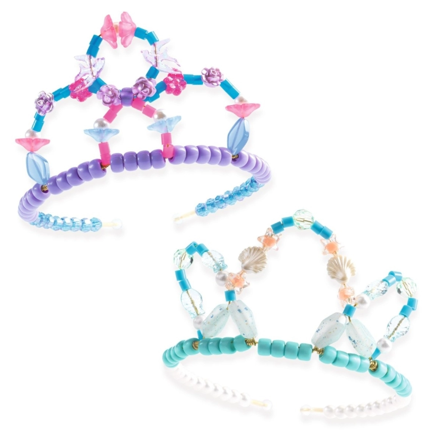 Djeco Schmuck basteln: Tiaras Blau