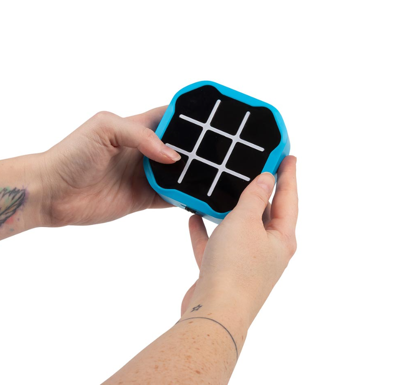 Tic Tac Toe, blau