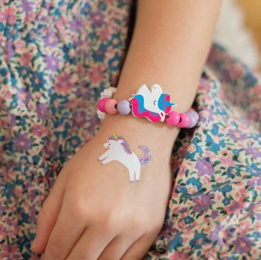 Schmuck basteln Kids - Armband Einhorn