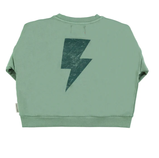 Piupiuchick Sweatshirt , Green "Rock&Roll"