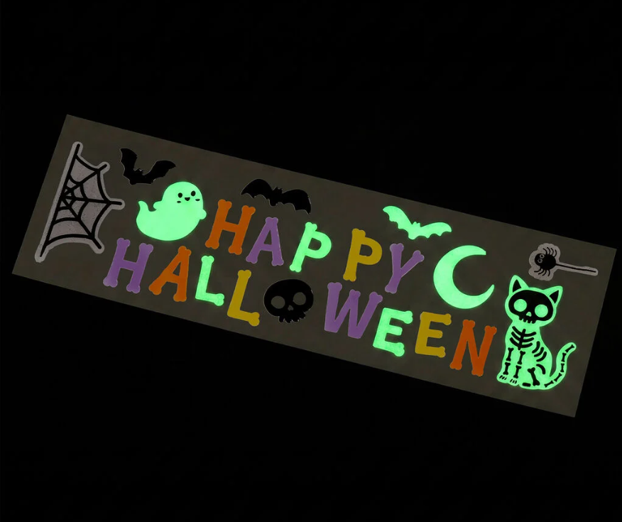 Legami  Set mit Gel-Fensteraufklebern -  Windo-Glow - Happy Halloween