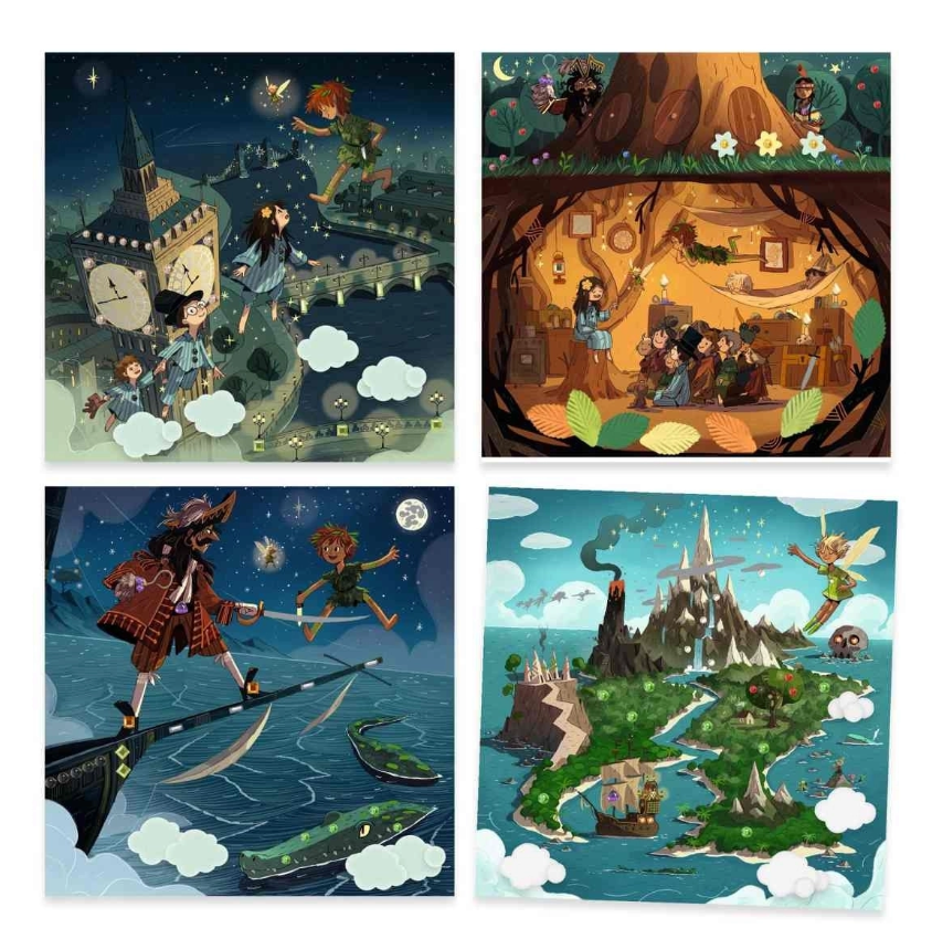 Djeco Märchen gestalten: Peter Pan