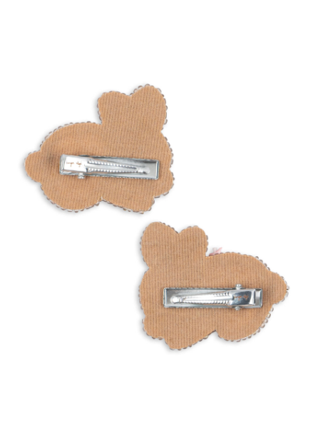 Konges Slojd Perlen-haarspangen , "Beaded Bunny Hair Clip"
