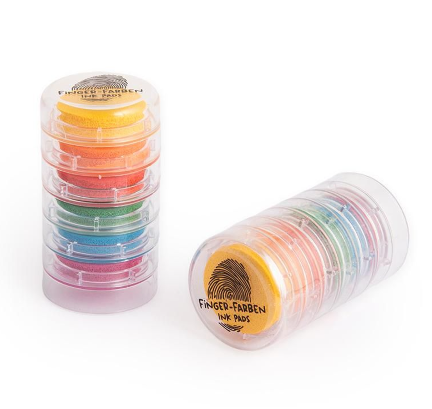 Fingerstempel-Farben 6er-Turm