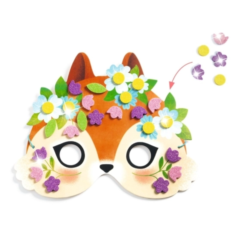 Djeco DIY:  8 Masken Tiere