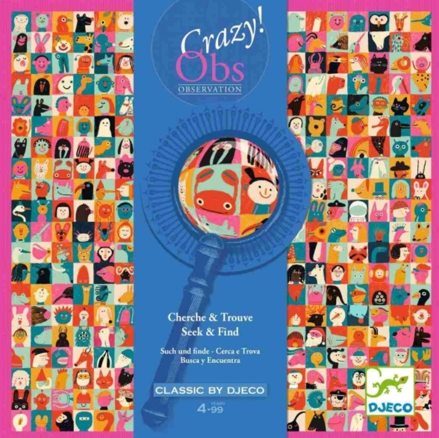 Djeco "Crazy OBS"  Wimmelspiel Wimmelspiel Photo Box