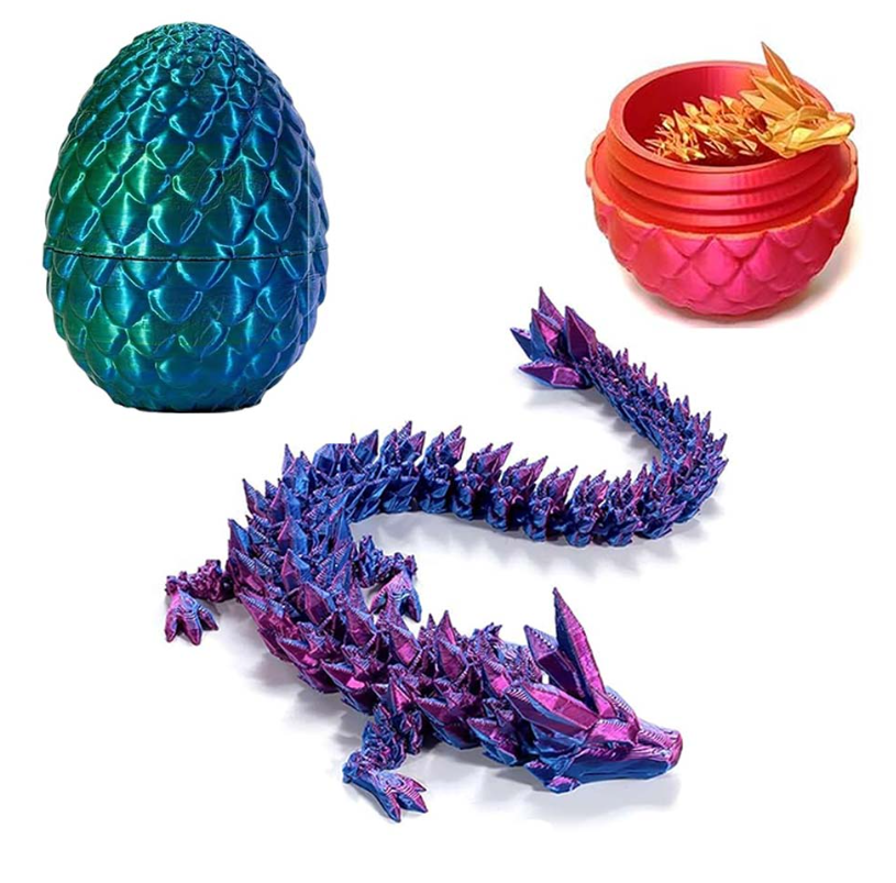 Fidget Dragon Egg - 3D Printed Dragon Egg