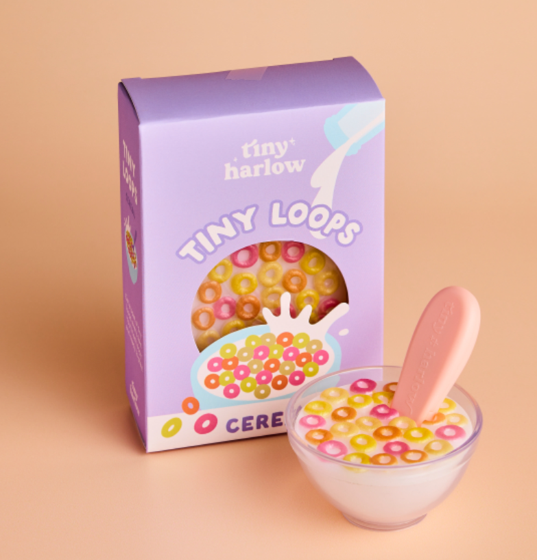 Tiny Harlow - Puppenschüssel "TINY LOOPS CEREAL BOWL", Puppenzubehör Cereal Müsli