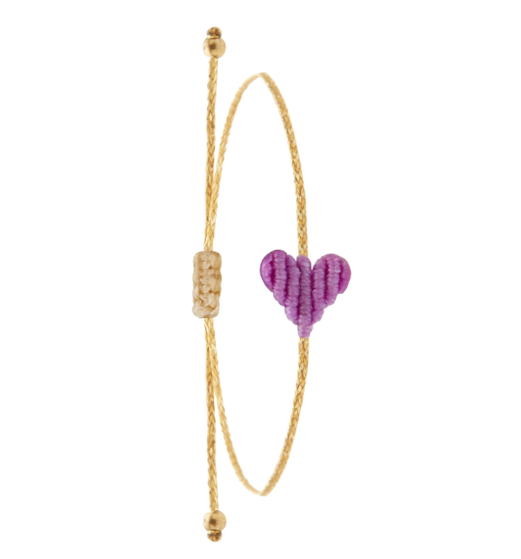 Irene Hussein - Love Bracelet, Lilac ,  small