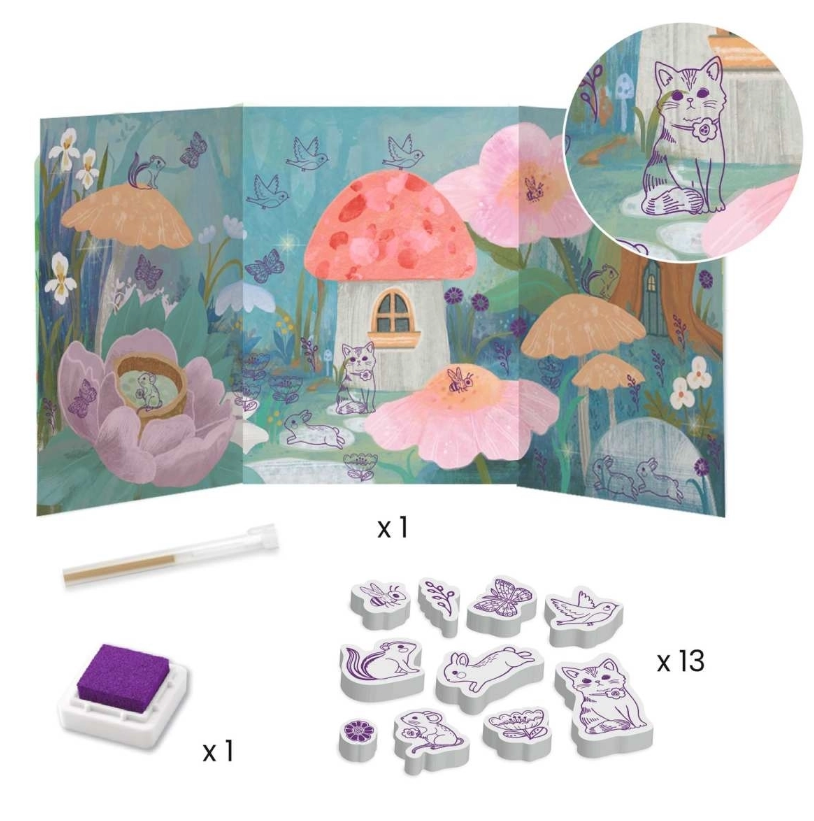Djeco Multi-Activity Kit: Waldtiere