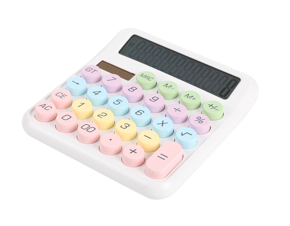 I-total Tischrechner, Taschenrechner  "Macaron"