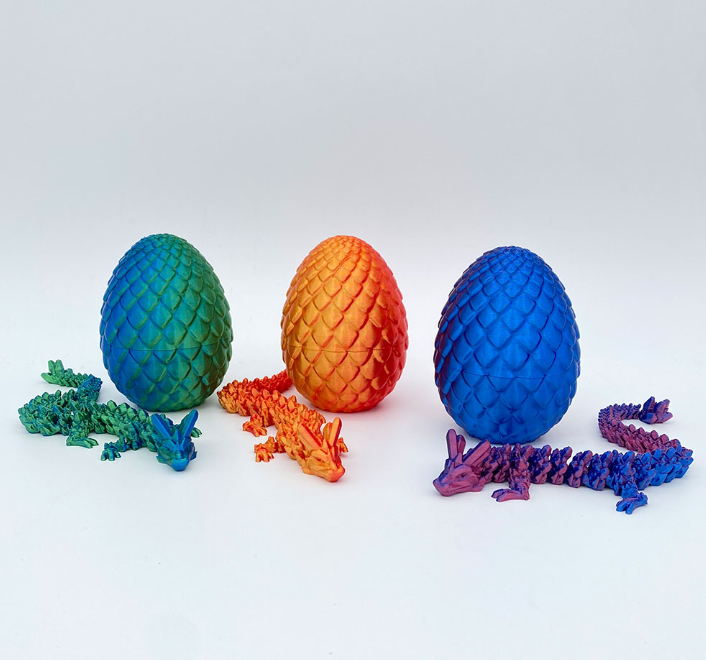 Fidget Dragon Egg - 3D Printed Dragon Egg