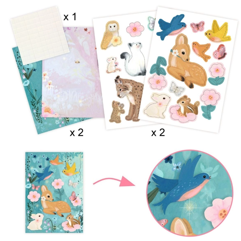 Djeco Multi-Activity Kit: Waldtiere