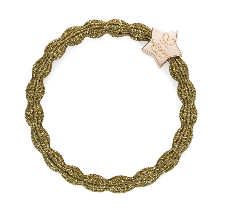 BY ELOISE METALLIC GOLD STAR OLIVE GREEN