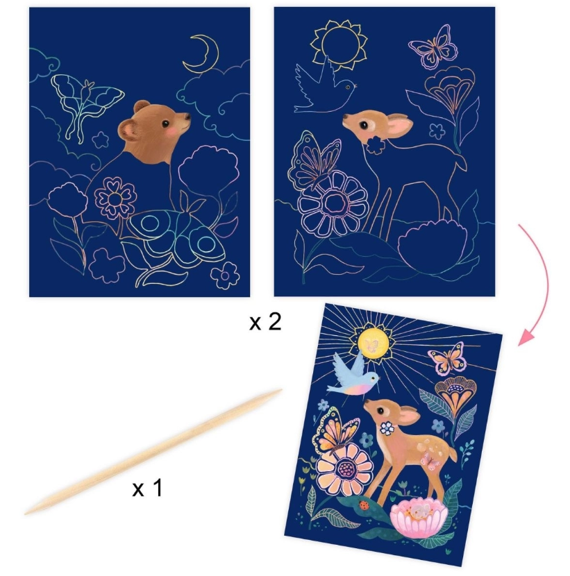 Djeco Multi-Activity Kit: Waldtiere