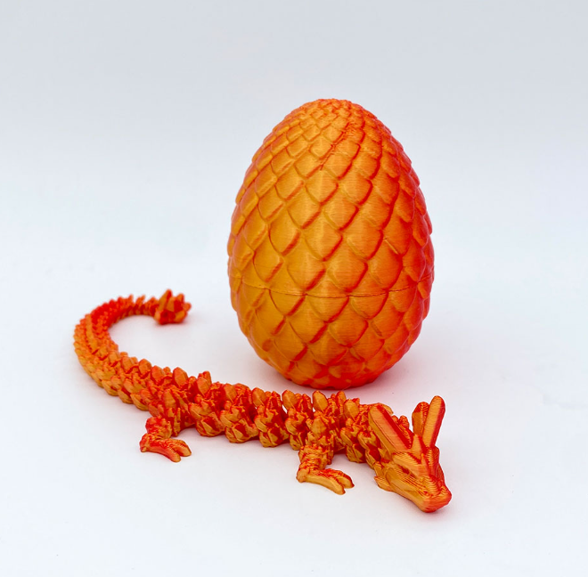 Fidget Dragon Egg - 3D Printed Dragon Egg