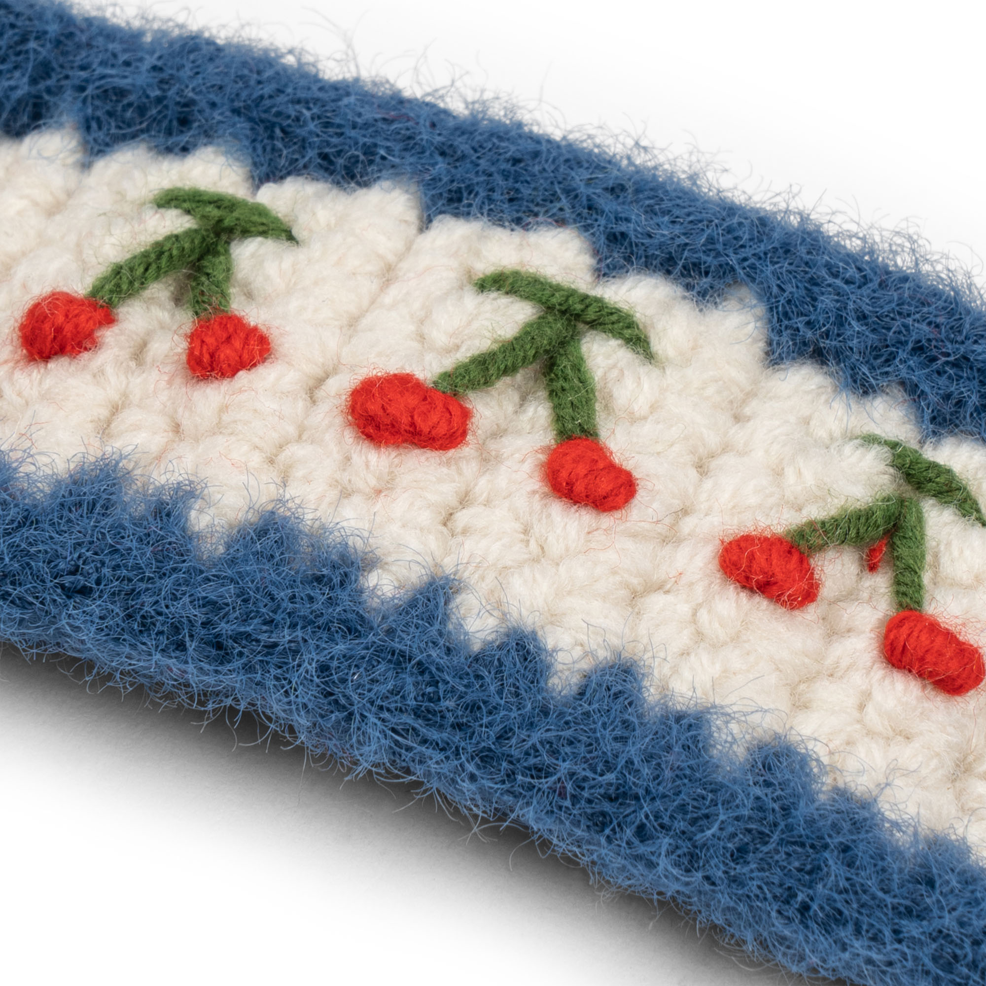 Konges Slojd Haarspange "gehäkelt", Cherry