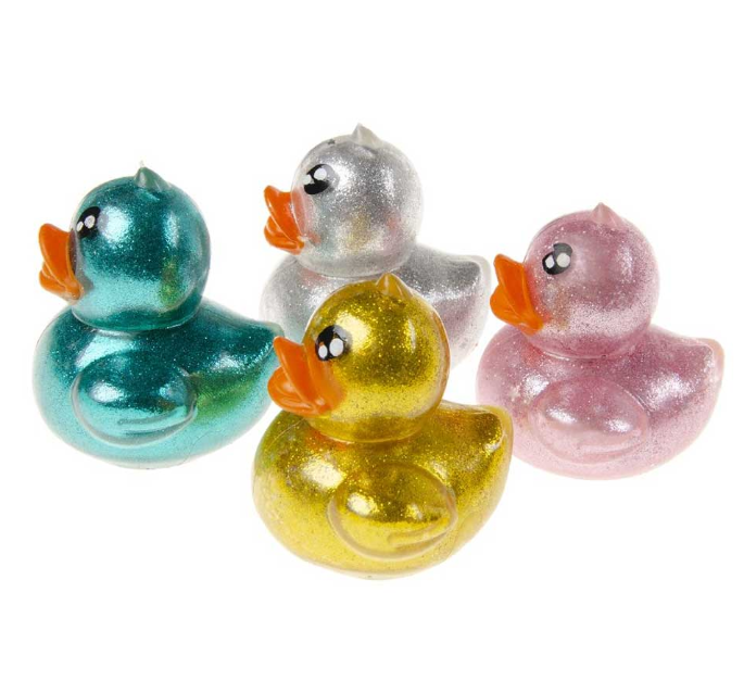Squeeze Glitter Duck