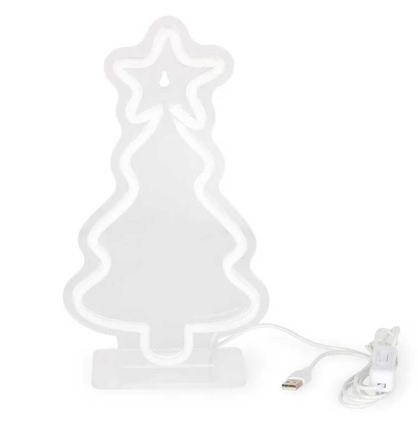 Neon-Effekt-Led-Light-Schild - It's a Sign- Xmas Tree