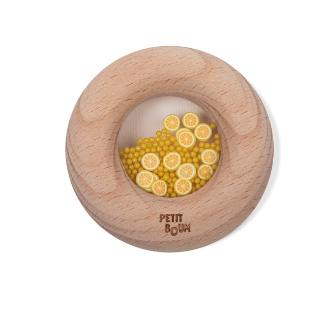 PETIT BOUM Sensory Donut "Lemons" - Sensorikspielzeug