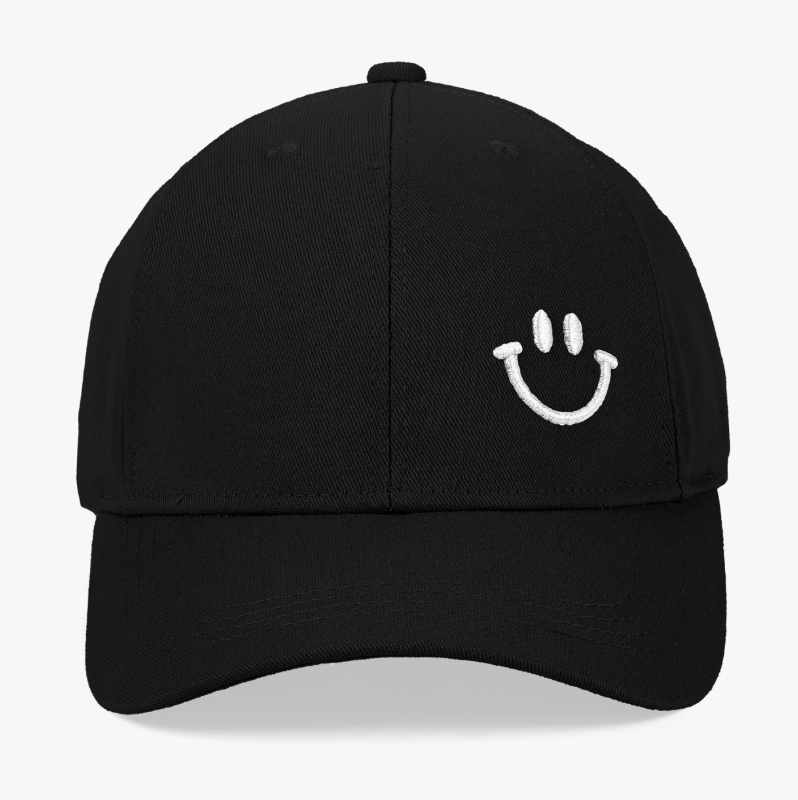 Kappe  "Smile", Schwarz