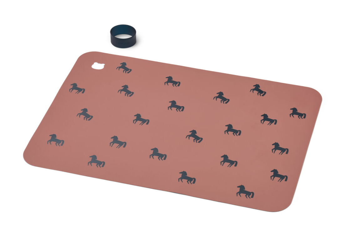Liewood Tischset "Jude", Horses/Dark Rosetta
