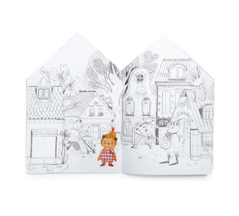 Moulin Roty Minouchkas Malbuch mit 150 Stickern