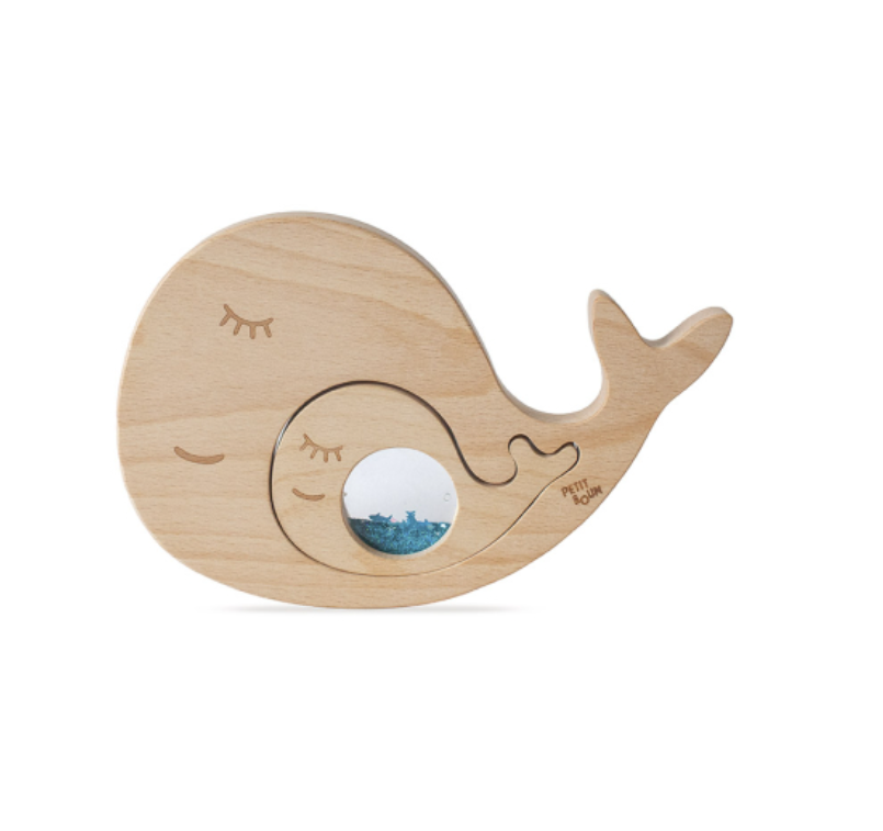 PETIT BOUM - Sensorikpuzzle "Wal mit Kind"