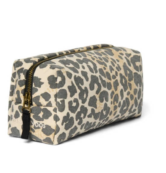 Studio Noos - Kulturbeutel, Soft Cotton Pouch  Leopard
