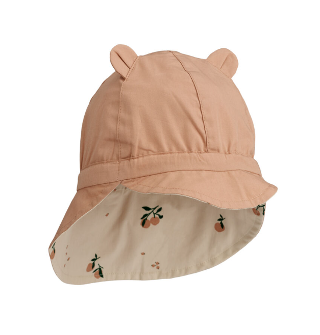 Liewood Sonnenhut "Gorm" , Wendbar, Peach Seashell/Pale Tuscany